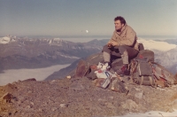 Descent from the Mont Blanc. 1973