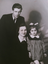Eliška Bočková s rodiči