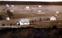 Village of Háje (back then Zwittermuehl), before the Second World War; E. Lehnertová's natal village, now vanished 