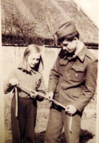 Josef Luxemburg with his sister