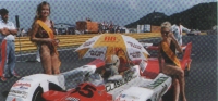 Miroslav Adámek before the start at the autodrome in Most in 1989