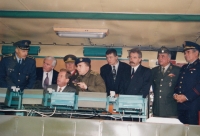 Accompanying Václav Havel to the missile observation room