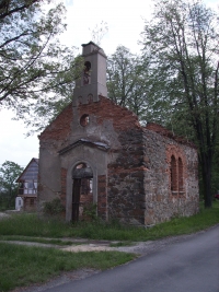 Chapel in Uhelná before reconstruction