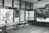 Fischer´s Exhibition at Comenius University in Bratislava, 1984