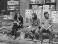 With Otis Laubert and Marián Mudroch (1976)