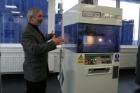 Presenting the machine for the production of nanofiber fabrics