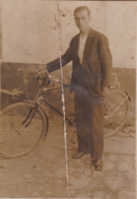 Radomil's dad, Karel Lhotka, hotel owner and cinema operator in Zahrádka