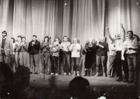 Liberec theatre, November 24, 1989