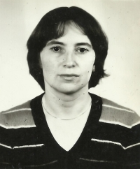 Halyna Čabanová in the 1980s