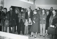 Daniel´s exhibition in Bratislava (1978)
