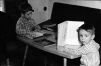 Libor Kudláček read already at an early preschool age, 1961