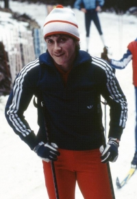 Květa Jeriová prior to competition in the Tatra mountains