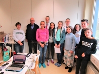 Students of the Czech School without Borders Rhein-Main with Pavel Taussig