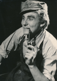 Miloslav Nekvasil in the opera Mystery in Ostrava in 1957