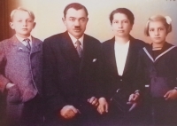 Čermák family in 1938. The father was then mobilized and the family wanted a common photo, unless he returned. 