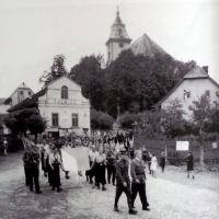 Celebration of the war end Louky nad Jihlavou (May 1945)