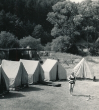 Summer camp in Koloděje. 1970
