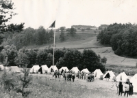 Na táboře v Chramostech, 1969