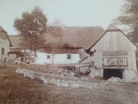 Původní podoba Mrkvičkova mlýna, který v roce 1943 vyhořel