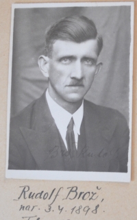 Rudolf Brož, born 1898 (František Brož´s father) 