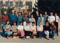 The teaching staff of the Český Krumlov grammar school