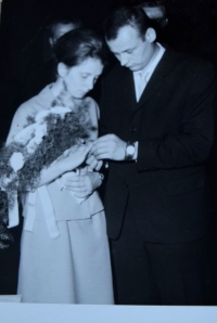 Zdeňka Svobodová´s wedding, 1964