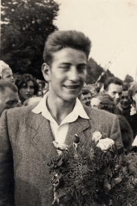 Return from the Olympics in Helsinki back to Třeboň in 1952