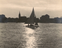 Vorvaň on water in 1946