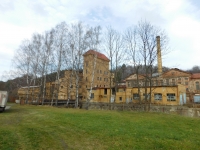 A former paper mill in Cold Zejf, where his father Josef Wolf worked