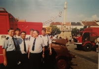 Members of the fire brigade in Kroměříž