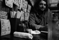  Ivo Hucl na první pracovní cestě v Japonsku, kde jako kurátor připravoval v Takasaki, v City Gallery výstavu Josefa Váchala, rok 2008, foto Jan Dienstbier
