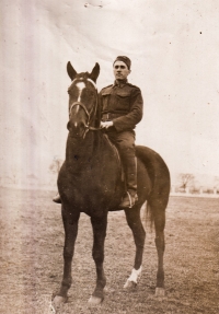 Father of the witness in Czechoslovak uniform