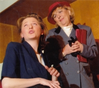As the mother in Věčně tvůj at Exil Theatre, 2001