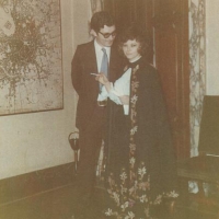 Wedding of Magda and Cesar at the office in Milano (she did not have all the necessary documents yet), Palazzo Marino February 1972
