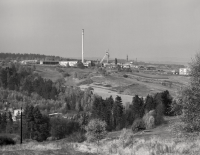 Uranium ore mining at Rožná mine