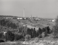 Uranium ore mining at the Rožná field
