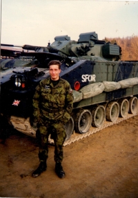 At the NATO mission. Bosanska Krupa, 1997