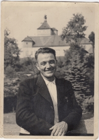 Witness' father, Josef Hrdý. Kostelec nad Orlicí, 1928