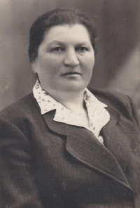 The grandmother Františka Vajdová