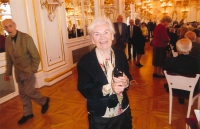 Hana Truncová in the Spanish hall in the Prague Castle in 2013