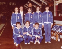 coach of the Italian Women's Gymnastics Team in 1982