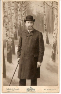 Václav Svoboda (the witness's father) prior to the First World War