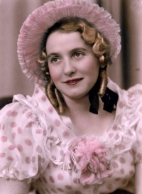 Josefa Moníková Pexidrová, Karel Pexidr´s mother, a hand-coloured photo