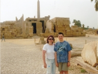 Manželka a syn Vojtěch, Egypt, 2006