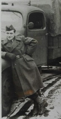 Emil Dobos during military service