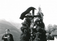 His friend Petr Václavík, Switzerland, 1968