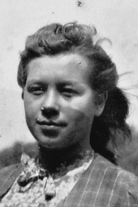 Božena Juroušková; around 1945
