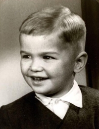 Miroslav Šik at five years of age