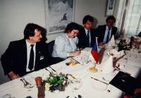 Na ministerstvu vnitra v roce 1991