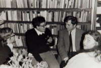 With D. Kroupa, V. Benda and P. Bratinka in 1984